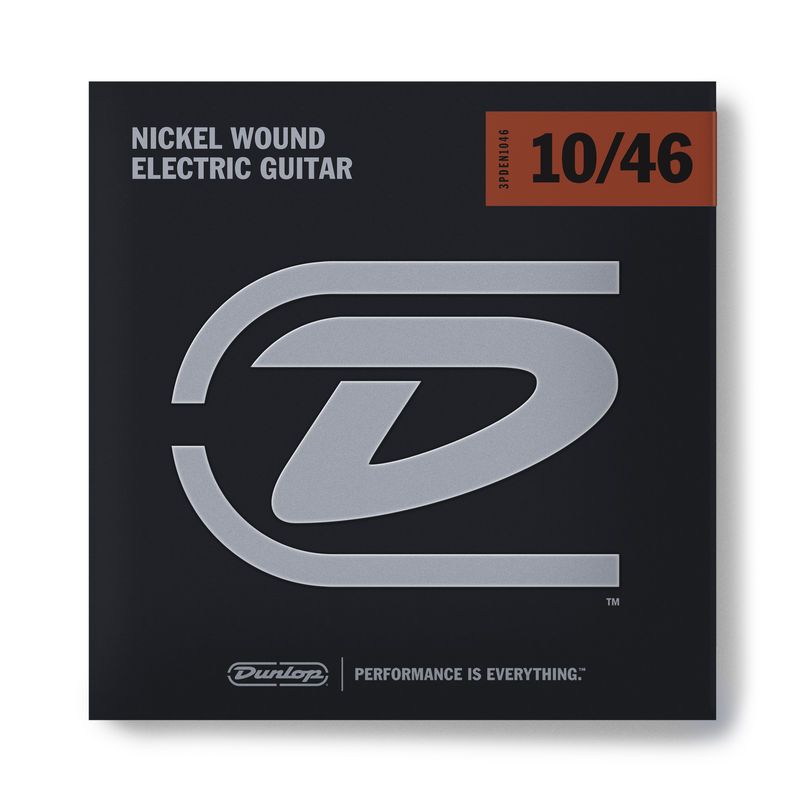 DUNLOP 3PDEN1046 - struny do gitary elektrycznej