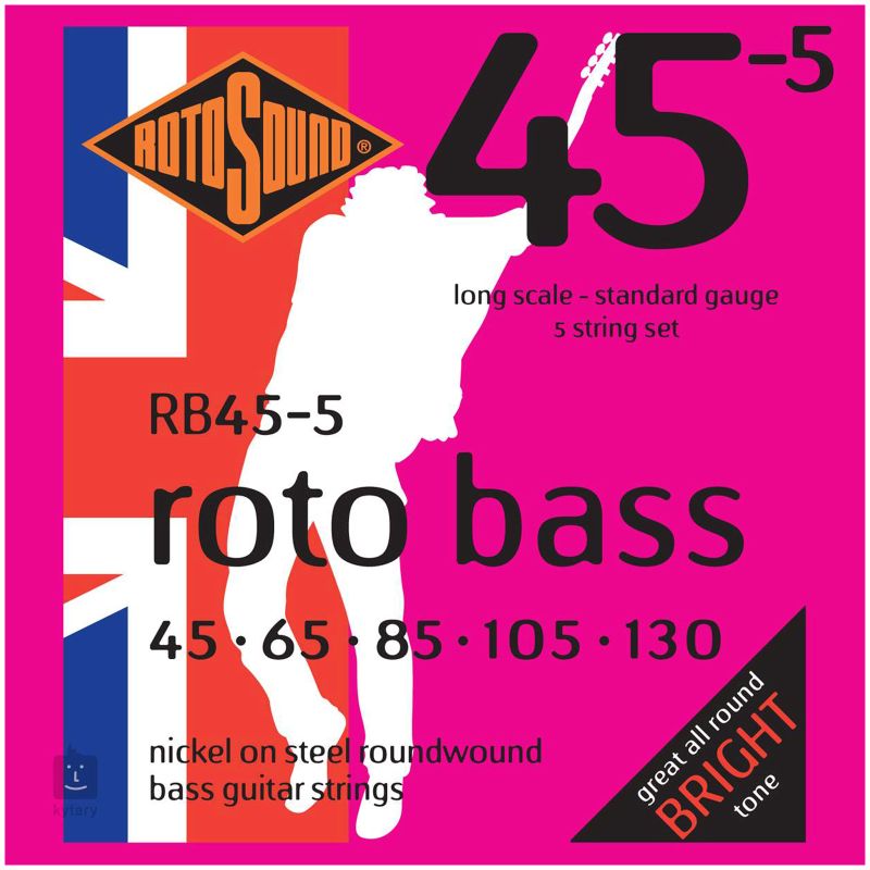 ROTOSOUND RB45-5  - struny do gitary basowej