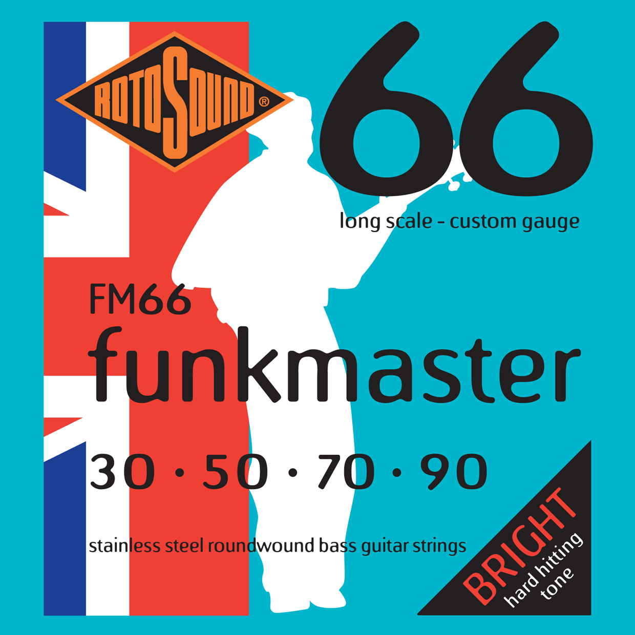 ROTOSOUND FM66  - struny do gitary basowej