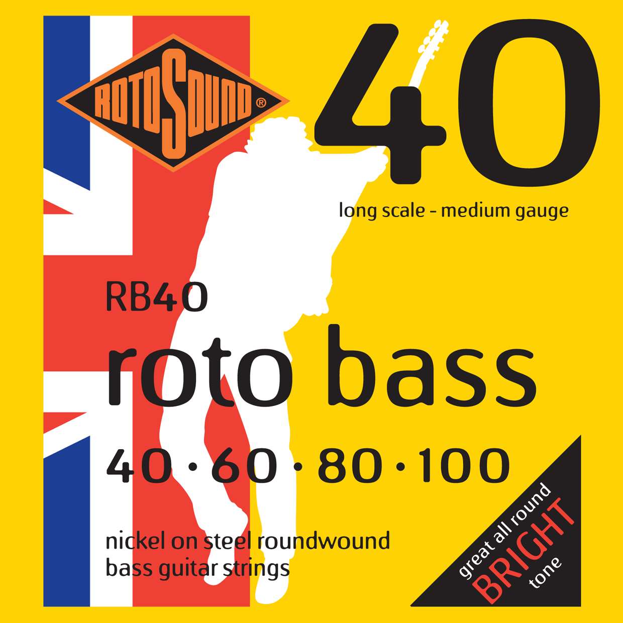 ROTOSOUND RB40 - struny do gitary basowej