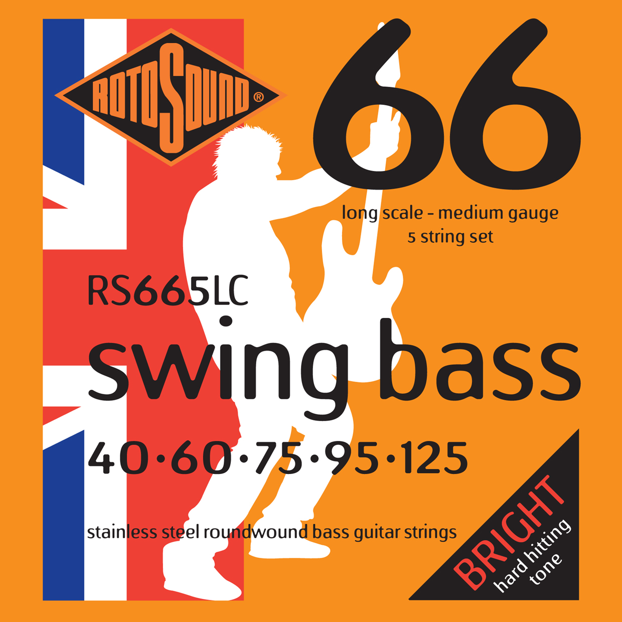 ROTOSOUND RS665LC - struny do gitary basowej