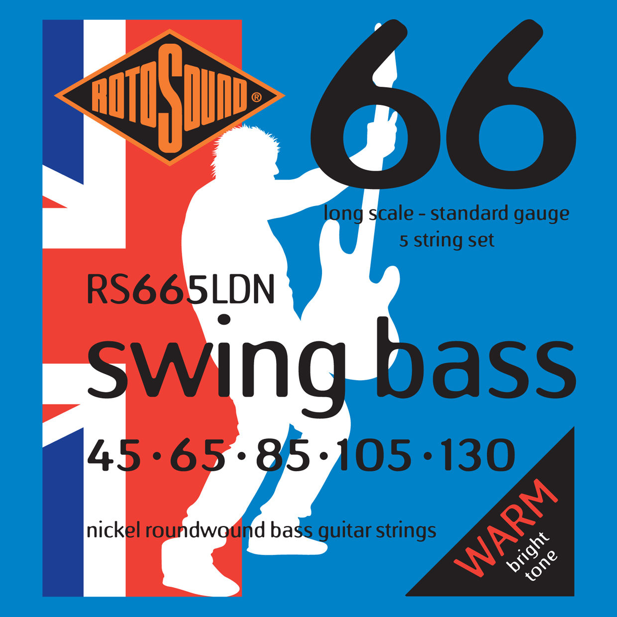 ROTOSOUND RS665LDN - struny do gitary basowej