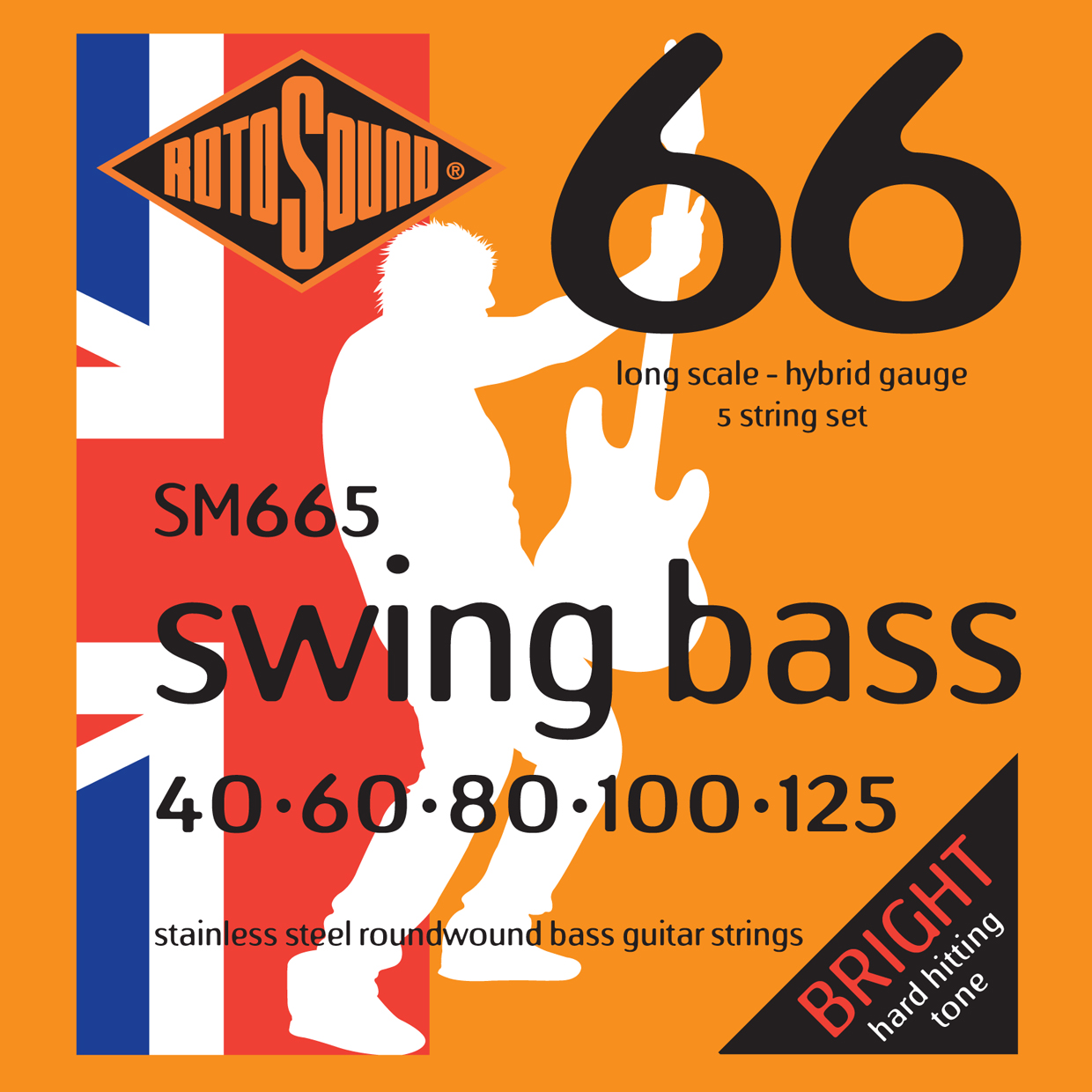 ROTOSOUND SM665 - struny do gitary basowej