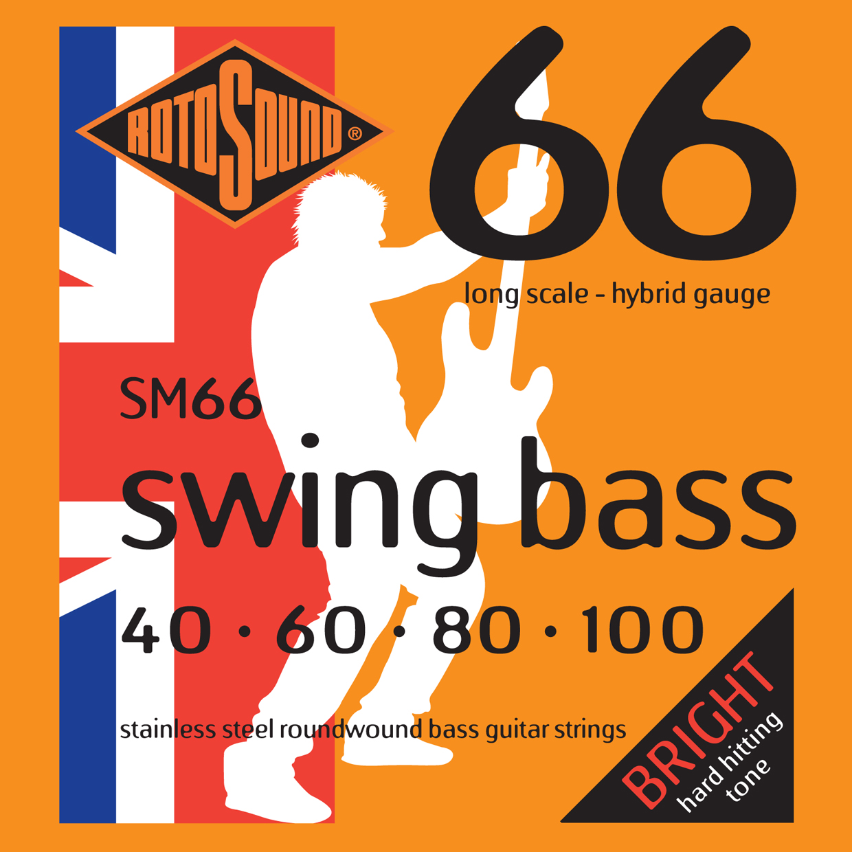 ROTOSOUND SM66 - struny do gitary basowej